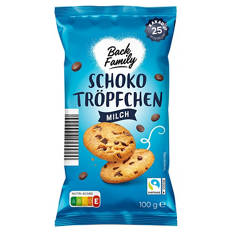 Schoko-Tröpfchen/-Chunks 100 g, Tröpfchen Milch