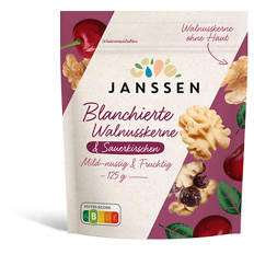 Blanchierte Walnüsse mit Sauerkirsche 125 g