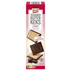 Schoko Butterkeks 125 g, Zartbitter