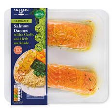 Garlic & Herb Marinated Salmon Darnes