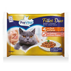 Fillet Duo macskaeledel, 4 tasak