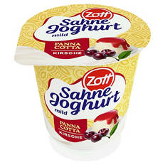 Sahnejoghurt Panna Cotta 140 g, Kirsche