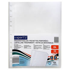 Prospekthülle Transparent 50 Stück, A4