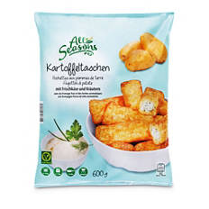 Kartoffeltaschen, Frischkäse-Kräuter