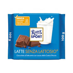 RITTER SPORT Al latte senza glutine e senza lattosio