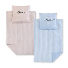 Biancheria da letto «Partner, love, 160 x 210 cm