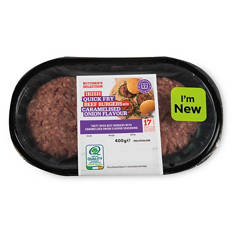 Caramelised Onion Irish Beef Quick Fry Burgers