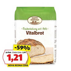 Pripravljena mešanica za peko kruha, vital