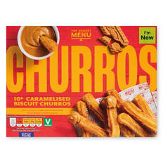 Caramelised Biscuit Churros with Dip