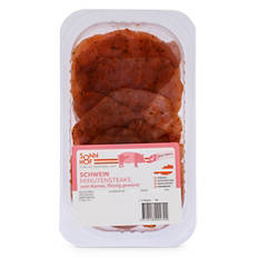 Leichte Steaks, Schwein