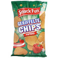 Patatine scanalate, paprika