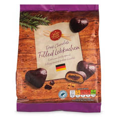 Gingerbread Hearts Dark Chocolate