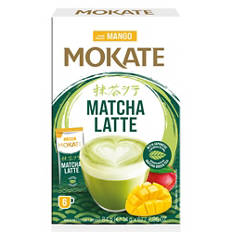 Matcha latte, mangó ízesítéssel, 6 tasak