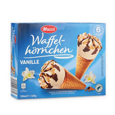 Waffelhörnchen, Vanille