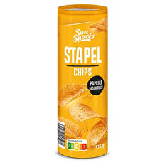 Stapelchips 175 g, Paprika