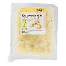 Insalata di patate, aceto e olio