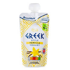 Vanilla Greek Style Yogurt Pouch
