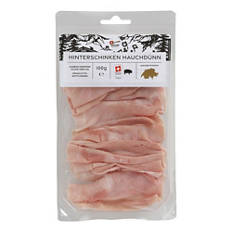 Jambon de derrière cuit en fines tranches, gourmet