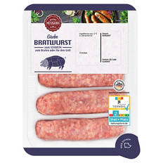 Grobe Schweine-Bratwurst 400 g