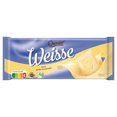 Schokolade 100 g, weiße Schokolade