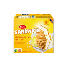 Buttermilch Eis Sandwich 217 g, Zitrone