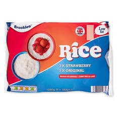 Original & Strawberry Rice Pudding 6 Pack
