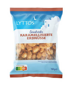 Karamellisierte Nüsse 150 g, Erdnüsse