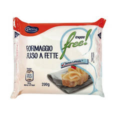 Formaggio fuso a fette
senza lattosio