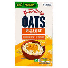 Golden Syrup Flavour Instant Porridge Satchets 8 Pack