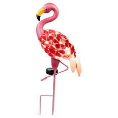 Solar LED Metallfiguren, Flamingo