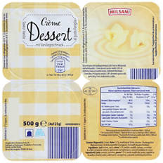 Crema da dessert, alla vaniglia