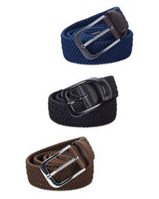 Mens Stretch Braided Belt
