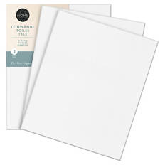 Blanko Leinwand, 3er-Set, 25 x 30 cm