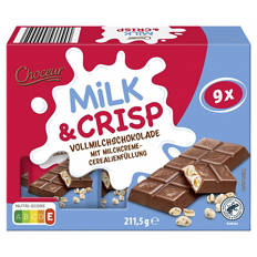 Milk & Crisp 211,5 g, Milchschokolade
