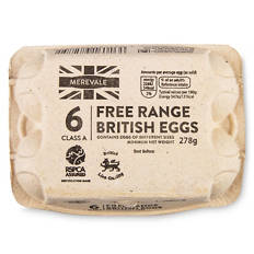 Free Range Eggs 6 Pack