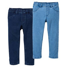 Kleinkinder Jeans 2er-Pack, Mädchen, Blau, 104
