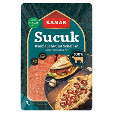 Sucuk 200 g, Aufschnitt