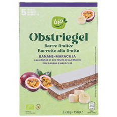 Barre aux fruits, banane-fruit de la passion