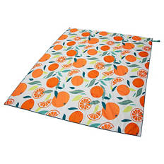 Strandtuch, Früchte, Orange, 170 x 190 cm
