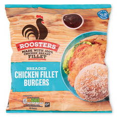 Breaded Chicken Fillet Burgers