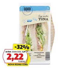 Toast sendvič, tuna