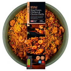 King Prawn, Chicken & Chorizo Paella