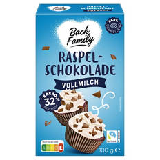 Raspelschokolade 100 g, Vollmilch