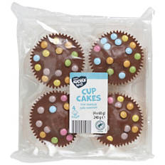Cupcakes, Vanille mit Vollmilch-Glasur