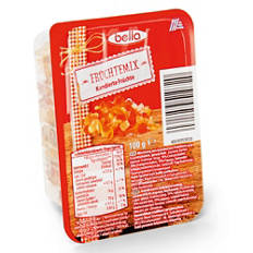 Kandírozott gyümölcs, gyümölcsmix, 100 g
