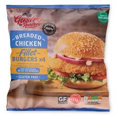 Breaded Chicken Fillet Burgers