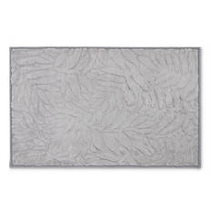 Tappetino da bagno eucalipto, grigio