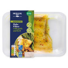 Hake Fillets with Garlic & Herb