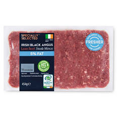 Irish Black Angus 5% Fat Lean Beef Steak Mince