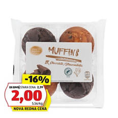 Mafini, stracciatella-čokolada